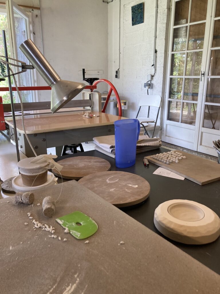 atelier poterie, crouteuse, four de potier